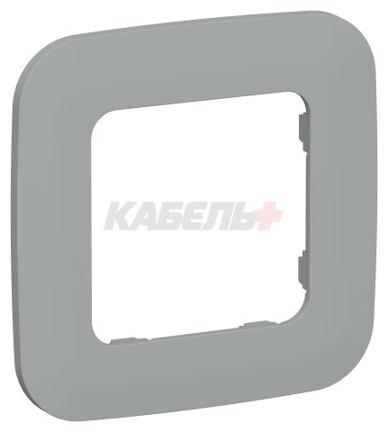 FLITE Рамка 1-местная РУ-1-А-ФлС серый IEK