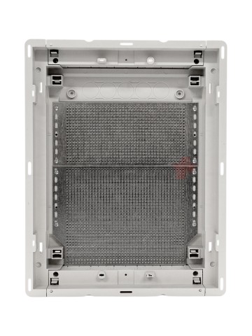 U24FP IT, Щит встраиваемый мультимедийный, 2 ряда, прозрач. дверца, IP30