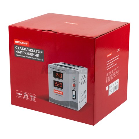 Стабилизатор напряжения AСН-3000/1-Ц REXANT