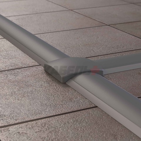 Напольный канал 50х12 мм CSP-F, серый DKC