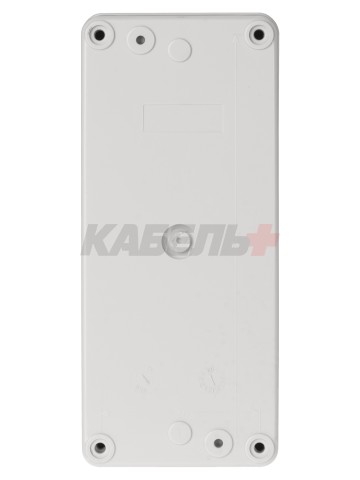 Корпус КП103 c козырьком для кнопок, 3 места, ABS желтый, IP66 TDM