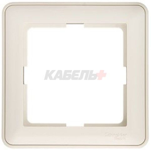 Рамка на 1 пост Schneider Electric Wessen59 KD-1-28 Слоновая  кость