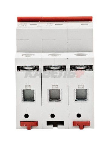 Автоматический выключатель YON max типа MD63S, 4,5кА, 3 полюса, хар-ка C, 16А DKC