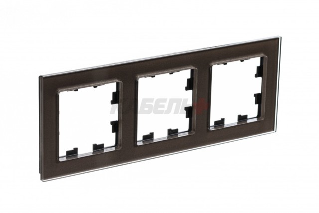 ATLASDESIGN NATURE 3-постовая РАМКА, ОРГАНИЧЕСКОЕ СТЕКЛО МОККО