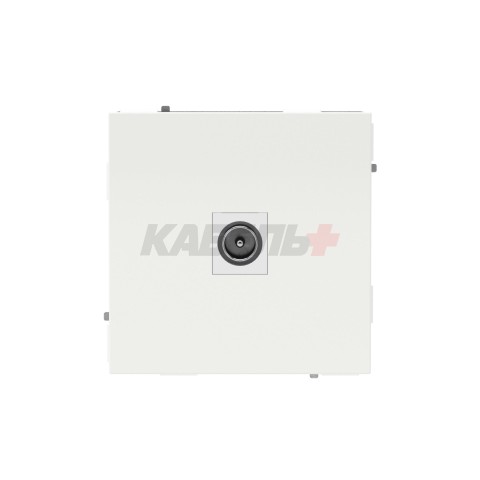 Розетка TV одиночная, KANT, белая магнолия DKC