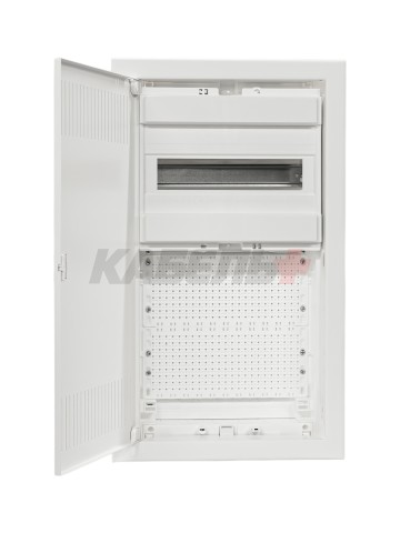 U36ES 3/1 PL, Щит встраиваемый комбинированный 3/1 с металл. дверцей, IP30