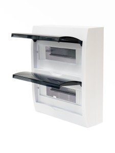 Корпус пластиковый ЩРН-П-24 черн. прозр. дверь IP41 GENERICA