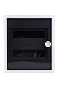 U24A, Щит встраиваемый, 2 ряда, 24+4 мод., прозрач. дверца, IP40