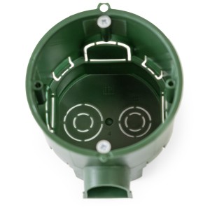 Коробка установочная 80-0560с безгалогенная (HF) 68х45 с саморезами (200шт/кор) Промрукав