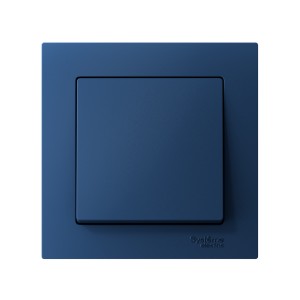 ATLASDESIGN 1-клавишный ВЫКЛЮЧАТЕЛЬ, сх.1, 10АХ, в сборе, АКВАМАРИН