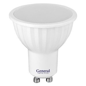 Лампа Светодиодная General GLDEN-MR16-7-230-GU10-4500 1/10/100