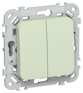 FLITE Выключатель 2-клавишный 10А ВС12-1-0-ФлП панг IEK