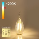 BLE1424 / Светодиодная лампа Dimmable  5Вт E14 4200K BLE1424 5W (CW35 прозрачный)