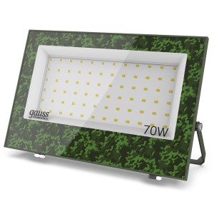 Прожектор светодиодный Gauss Elementary 70W 6300lm IP65 6500К ХАКИ 1/20