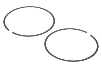 Уплотнительное кольцо рабочего поршня ГМП-100, комплект 2 шт "Алмаз" TDM