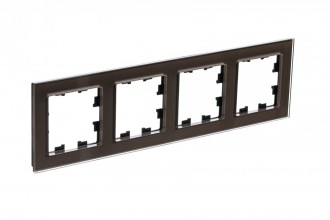 ATLASDESIGN NATURE 4-постовая РАМКА, ОРГАНИЧЕСКОЕ СТЕКЛО МОККО