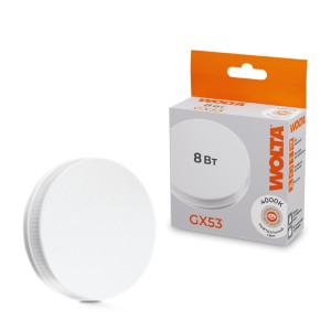Светодиодная лампа WOLTA 25S75R8GX53 8Вт 4000K GX53