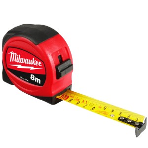 Рулетка 8м / 25мм COMPACT, MILWAUKEE