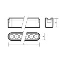 Низковольтный трековый светильник MTR16 1212 12W 4000K spot 36° BL IP20