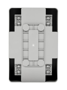 Пластиковый корпус 300х200х130 (ВхШхГ) прозрачная дверь, с монтажной платой, Design Pro Series IP67