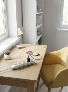 STANDARD Удлинитель У03 3 места 2P+PE 1,5м 3х1,5мм2 16А белый IEK
