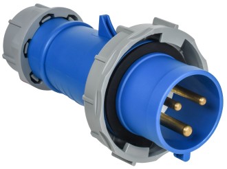 Вилка переносная ССИ-023 2P+PE 32А 200-250В IP44 IEK