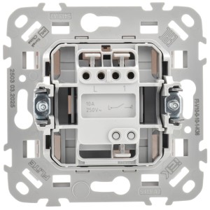 FLITE Выключатель 1-клавишный 10А ВС11-1-0-ФлЖ жемчуг IEK