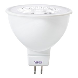 Лампа Светодиодная General GLDEN-MR16-7-230-GU5.3-4500 1/10/100