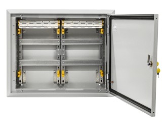TITAN 5 Корпус металлический ЩРв-48 (2х24) 505х625х130мм IP31 серый (одна дверь) IEK