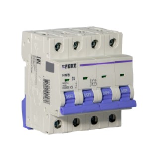 FMB-C 10kA 4P 06 х-ка C Автоматический выключатель