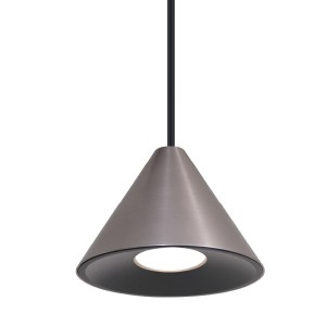 Подвесной светильник WOLTA WSL-GU10/P08CH IP20 под лампу GU10 Чёрный/серый BELLO D115x84
