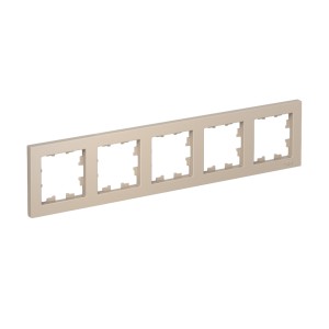 ATLASDESIGN 5-постовая РАМКА, универсальная, ПЕСОЧНЫЙ