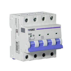 FMB-C 6kA 4P 06 х-ка C Автоматический выключатель