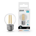 Лампа Gauss Filament Elementary Шар 12W 750lm 4100К Е27 LED