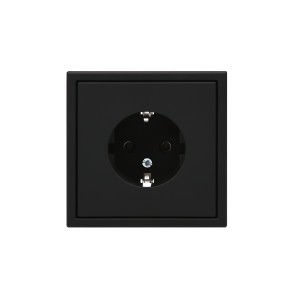 ARTGALLERY РОЗЕТКА с заземлением, 16А, механизм, КАРБОН