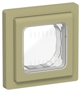 FLITE Рамка 1-местная IP55 Рпро-1-55-ФлО оливковый IEK
