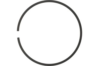 Уплотнительное кольцо рабочего поршня ГМП-100, комплект 2 шт "Алмаз" TDM