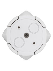 Коробка распаячная фарфоровая D7,8х4,5см белая TDM