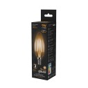 Лампа Gauss Filament Свеча 9W 680lm 2700К Е14 LED