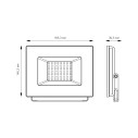 Прожектор светодиодный Gauss Elementary G2 50W 4495lm IP65 4000К черный 1/48