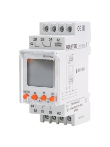 Цифровой таймер RD-TPA2, 2CO, 16A(250VAC), 24_264VAC/DC, астрономическая годовая программа, русское меню, LCD, 2M
