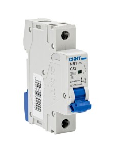 Автоматический выключатель NB1-63 1P 32A 6kA х-ка C (DB) (R)