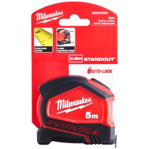 Рулетка 5м / 25мм Autolock, MILWAUKEE