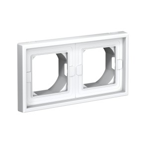 ARTGALLERY 2-постовая РАМКА IP44, БЕЛЫЙ