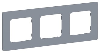 FLITE Рамка 3-местная РУ-3-К-ФлМ маренго IEK