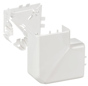 DLP Угол плоский 90град для кабель-канала 105х50мм белый