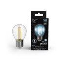 5 Вт Лампа Gauss Filament Шар 5W 450lm 4100К Е27 LED