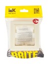 BRITE Рамка 1-местная IP44Р У-1-БрКр-44 бежевый IEK