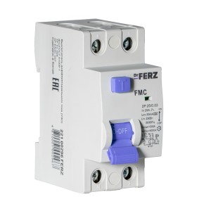 FMC-1P+N 25A 30mA 6kA тип A, 2M УЗО