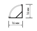 Профиль  PAL 1616 (комплект) угловой 2м Jazzway